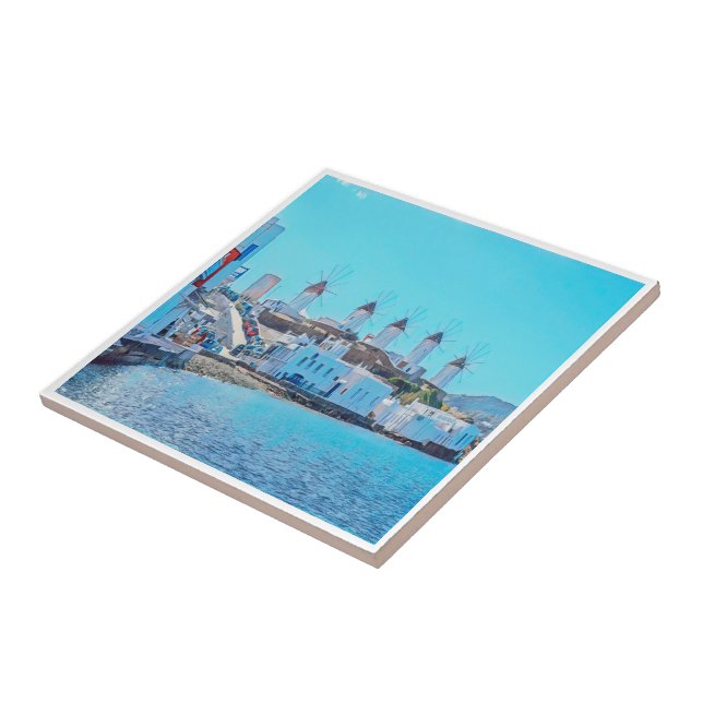 zGR017 MYKONOS - Sea View, Greece, Tile (Side)