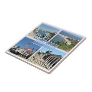 zGR020 mosaic of KOS, Greece, Europe, Tile