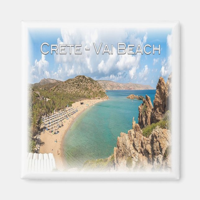zGR022 CRETE - Greece - Fridge Magnet (Front)