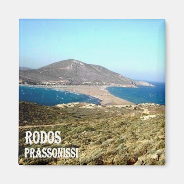 zGR040 PRASSONISSI, Greece, Fridge Magnet (Front)