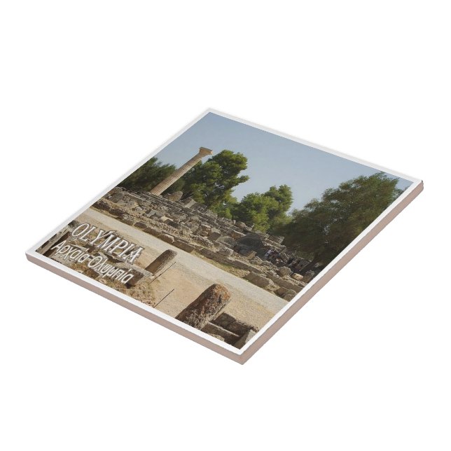 zGR046 OLIMPIA, Greece, Tile (Side)