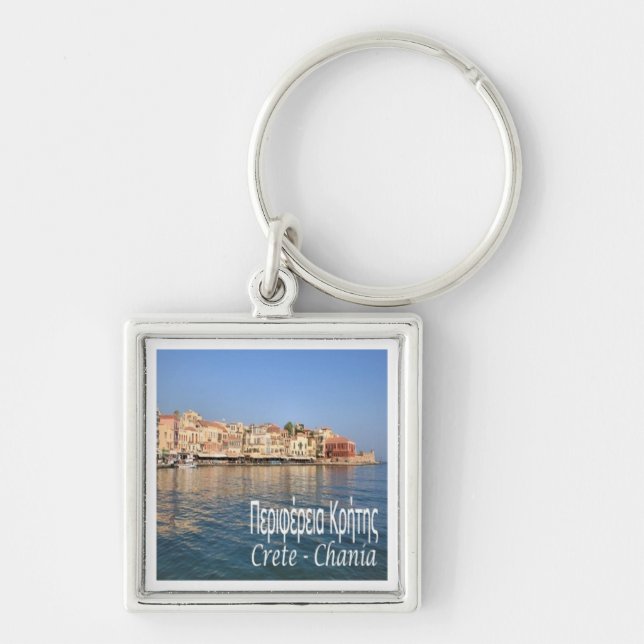 zGR062 CRETE CHANIA, Greece, Key Ring (Front)