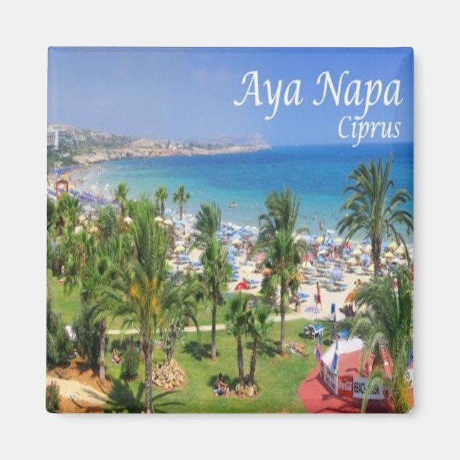 zGR065 CYPRUS, AYA NAPA, Greece, Fridge Magnet (Front)