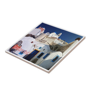 zGR071 SANTORINI Thera, Greece, Tile