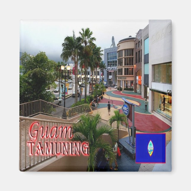 zGU009 TAMUNING, GUAM, Oceania, Fridge Magnet (Front)