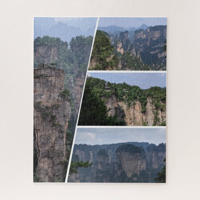 Zhangjiajie National Park Collage Puzzle (Vertical)