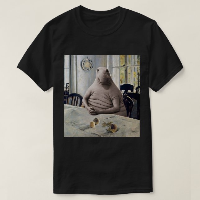 Zhdun Snorp Waiting For Dinner T-Shirt (Design Front)