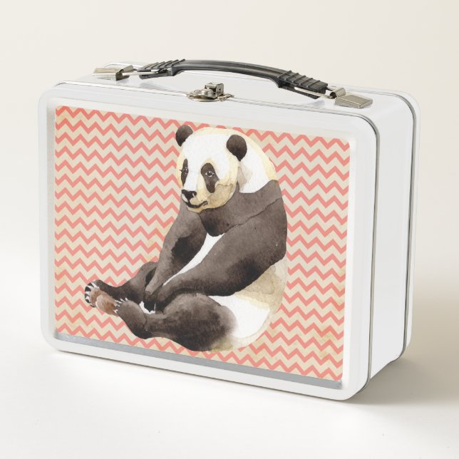Zhen Zhen the Panda Metal Lunch Box (Front)