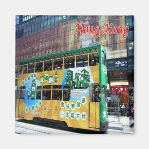 zHK019 TRAMWAY HONGKONGAIS Hong Kong, Fridge Magnet