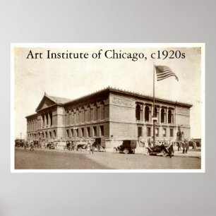 ZHR0038, Art Institute of Chicago, c1920s Poster