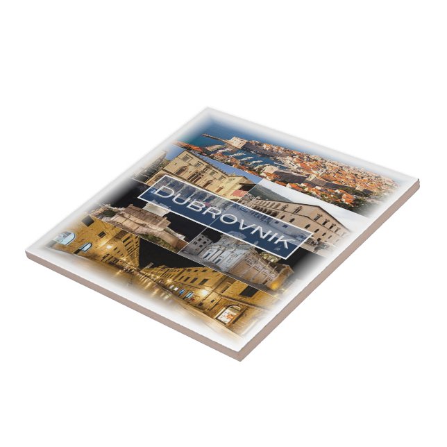 zHR003 DUBROVNIK, Croatia, Tile (Side)