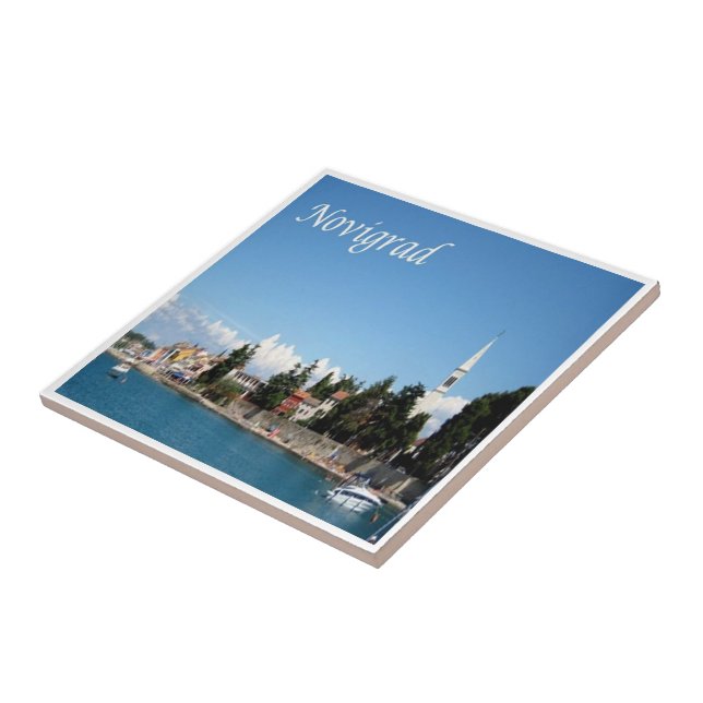 zHR012 NOVIGRAD, Croatia, Tile (Side)