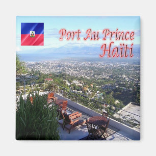 zHT003 PORT AU PRINCE, Haiti, America, Fridge Magnet