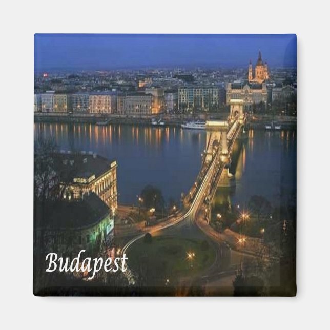 zHU008 BUDAPEST, Hungary, Budapest, Fridge Magnet (Front)