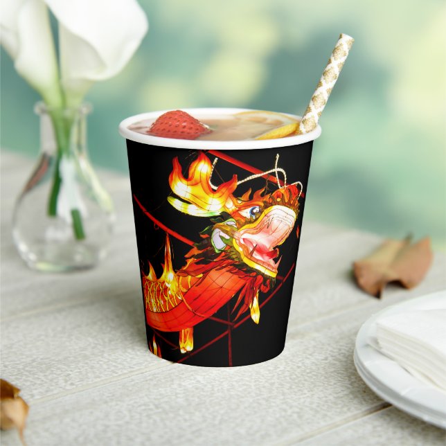 Zhulong Fire Dragon  Paper Cups (Insitu)
