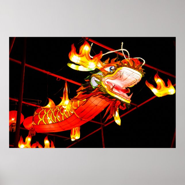 Zhulong Fire Dragon  Poster (Front)