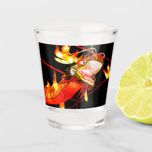 Zhulong Fire Dragon Shot Glass