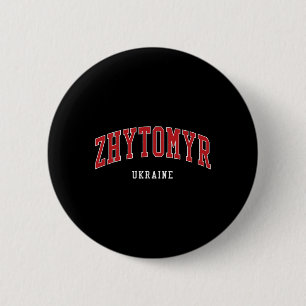 Zhytomyr Ukraine College University Style 6 Cm Round Badge