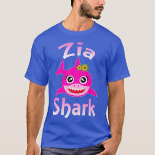 Zia Shark Funny Italian Aunt T-Shirt