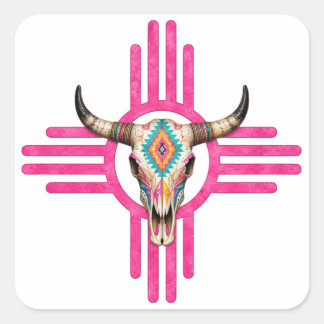 Zia Soul Desert Mystic Square Sticker