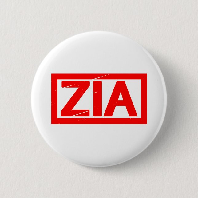 Zia Stamp 6 Cm Round Badge (Front)