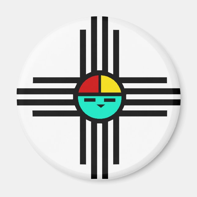 Zia Sun God Magnet (Front)