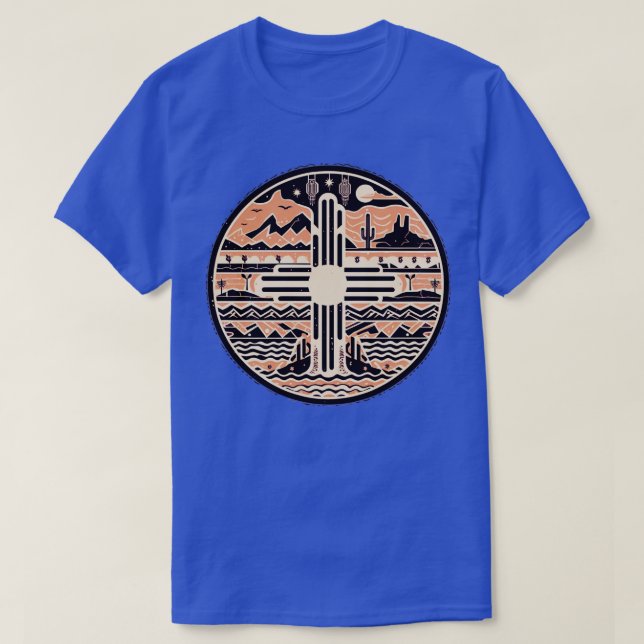 Zia SunPattern T-Shirt (Design Front)