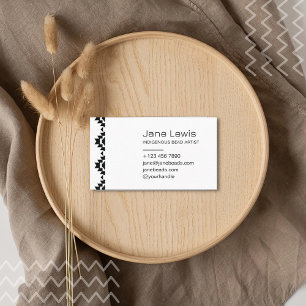 Zic Zac Design Illustration Native Indigenous Art Business Card