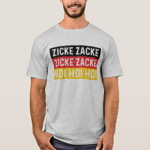 Zicke Zacke Hoi Oktoberfest German Flag Funny T-Shirt
