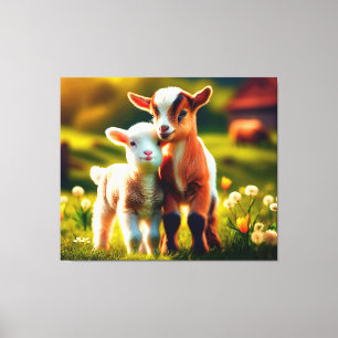 Zicklein Canvas Print