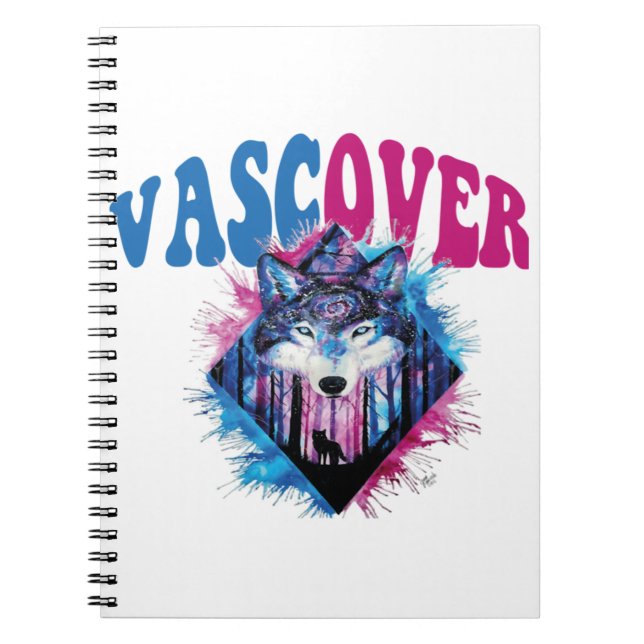 Zidika vascover wolf  Essential Notebook (Front)