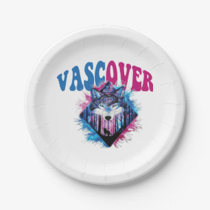 Zidika vascover wolf Essential Paper Plate