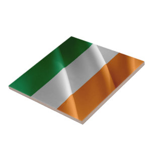 zIE002 IRELAND, Waving Flag, Tile