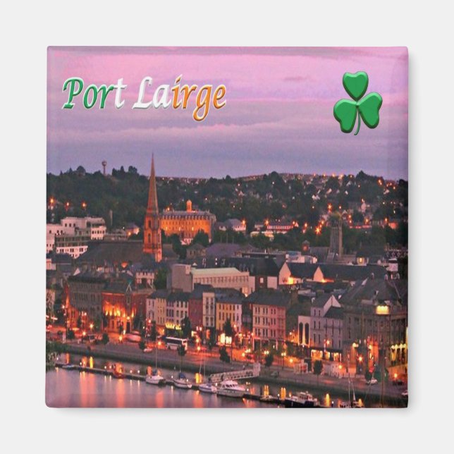 zIE007 WATERFORD, PORT LAIRGE, Ireland, Fridge Magnet (Front)
