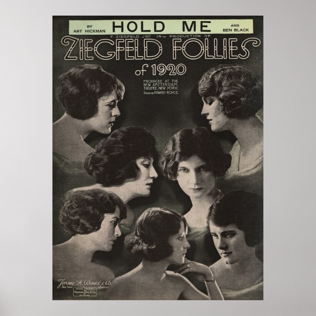 Ziegfeld 1920-Hold Me Poster (Front)