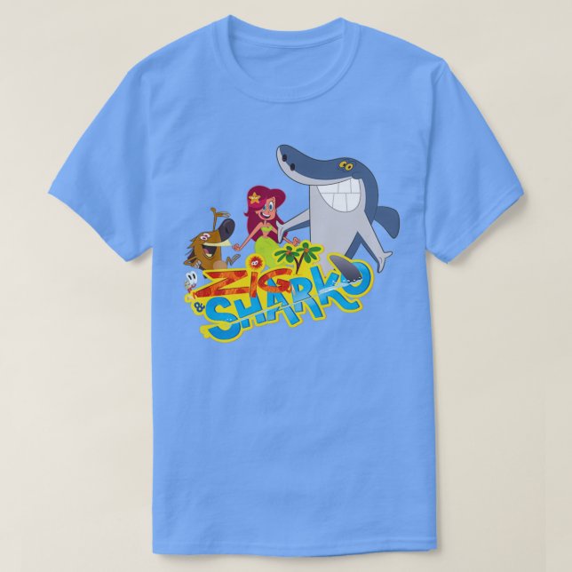 zig and sharko 16 T-Shirt (Design Front)