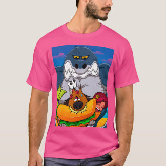 Zig and Sharko and the mermaid T-Shirt