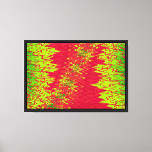Zig Zag 10 Wrapped Canvas Print
