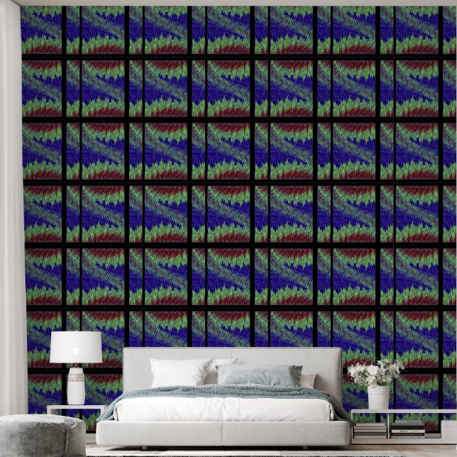 ZIG ZAG 12 Postcard Wallpaper (Bedroom)