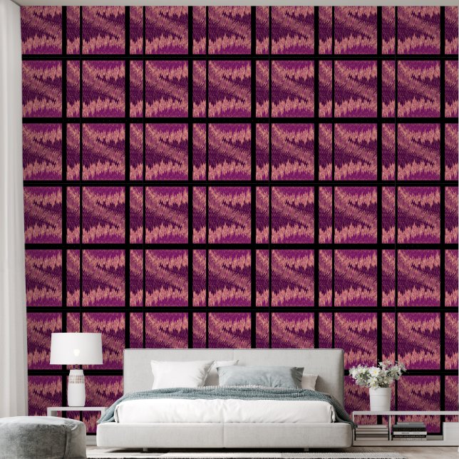 ZIG ZAG 14 Postcard Wallpaper (Bedroom)