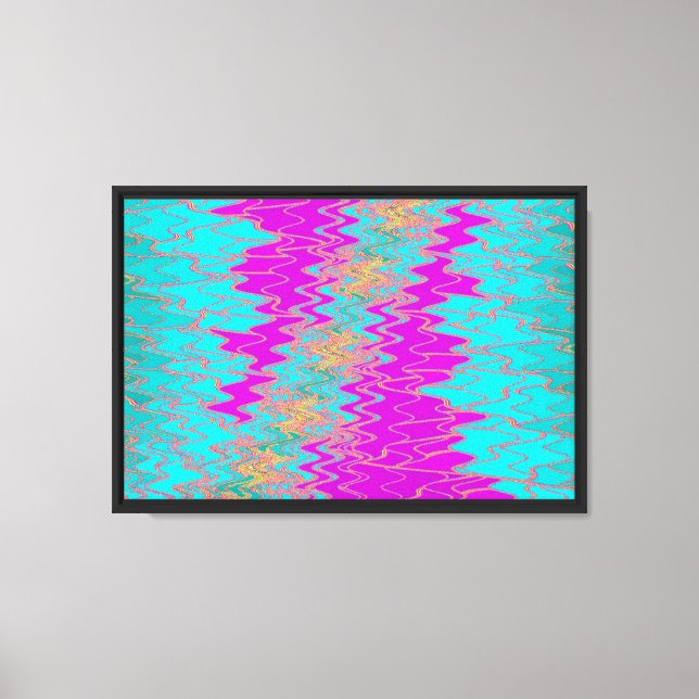 Zig Zag 6 Wrapped Canvas Print (Front)