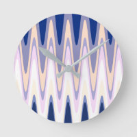 Zig Zag Blue White Grey Beige Purple Pink Pattern