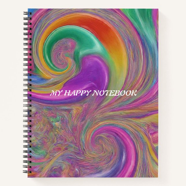 Zig Zag Colour Notebook (Front)