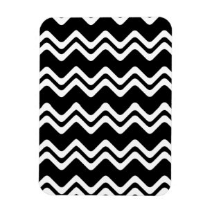 Zig Zag Dual Coloured Line Pattern Magnet