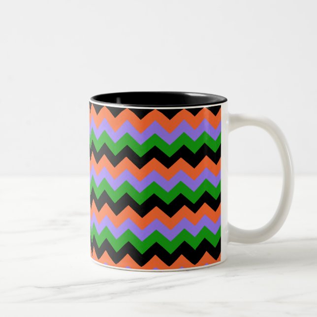 Zig Zag Halloween Mug (Right)