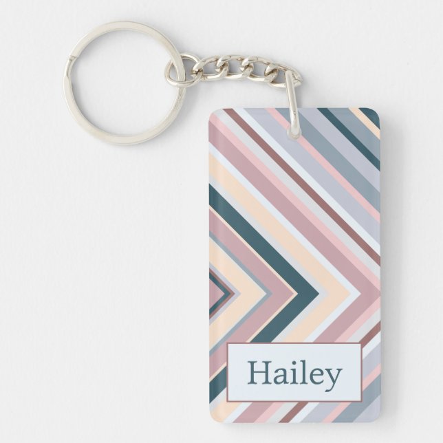 Zig Zag  Key Ring (Front)