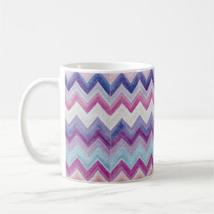 Zig Zag Pastel Multicolors Coffee Mug