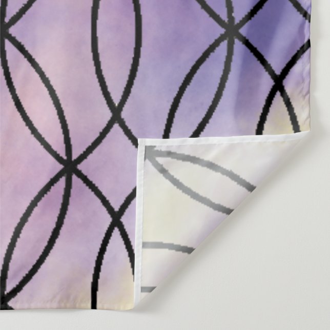 Zig Zag Pattern, Purple Tapestry (Detail)