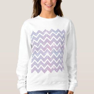 Zig Zag Pattern Sweatshirt