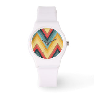 Zig Zag Striped Background 2 Watch